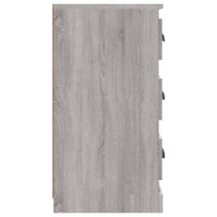 Credenze 2 pz Grigio Sonoma in Legno Multistrato 3185245