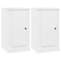 Credenze 3 pz Bianco Lucido in Legno Multistrato 3185249