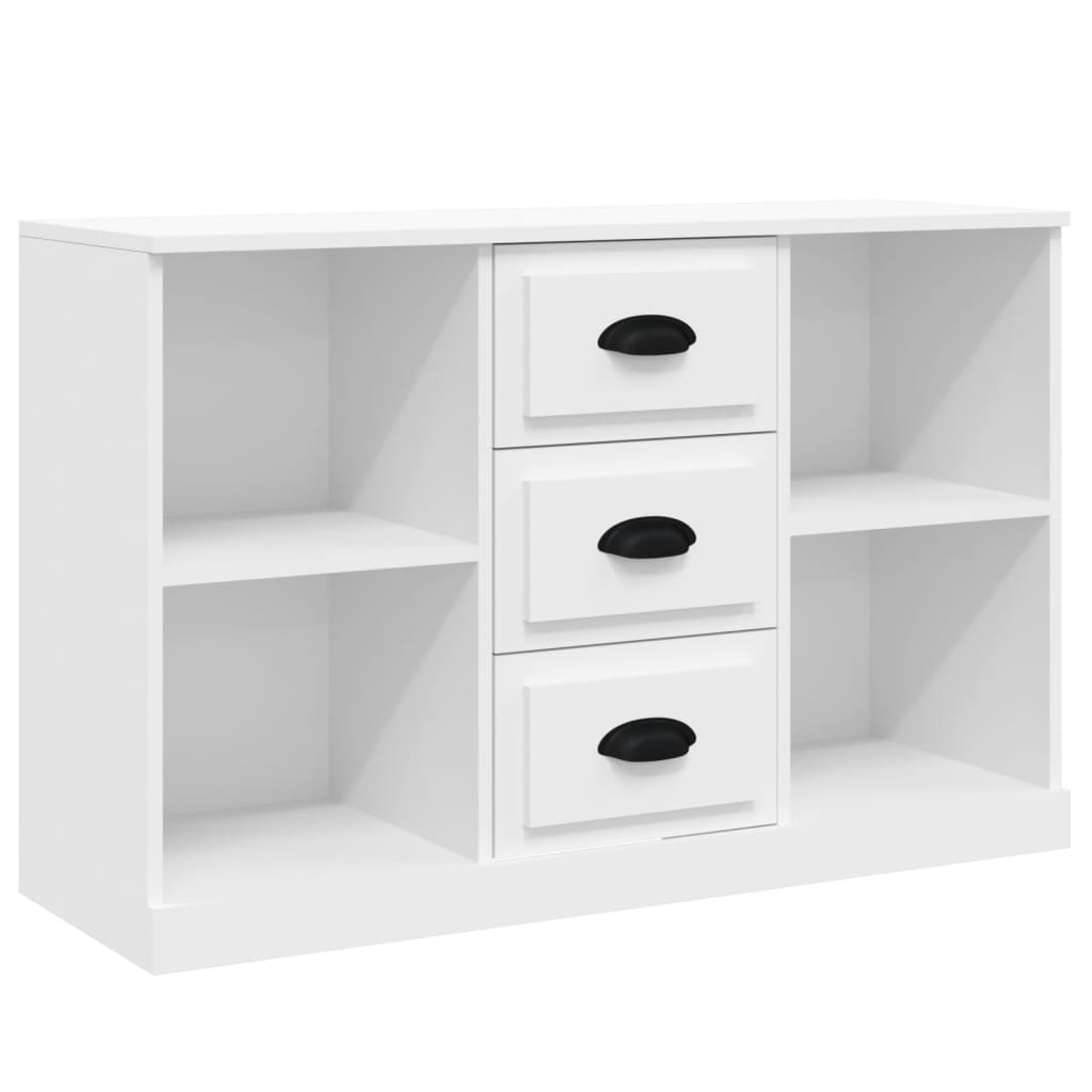 Credenze 3 pz Bianco in Legno Multistrato 3185255