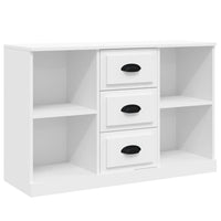 Credenze 3 pz Bianco in Legno Multistrato 3185255