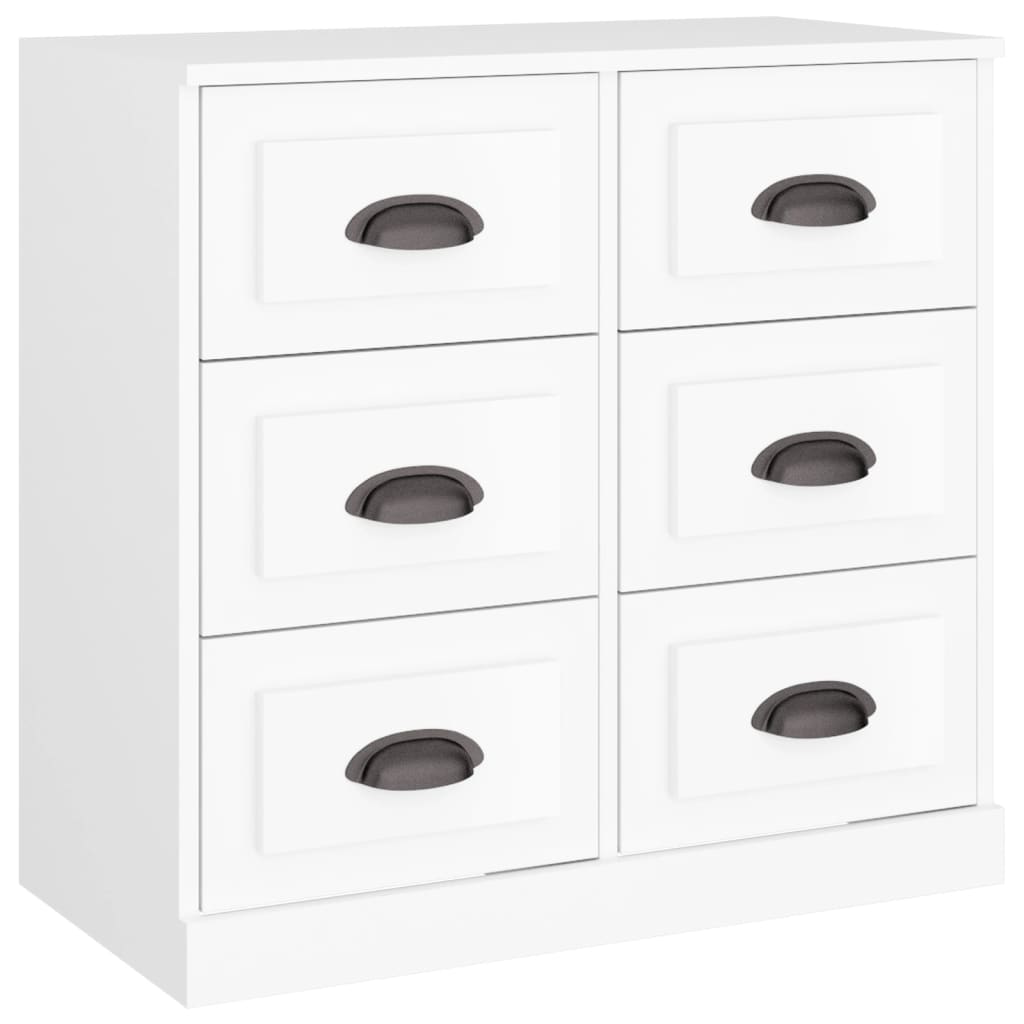 Credenze 3 pz Bianco in Legno Multistrato 3185287