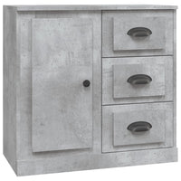 Credenze 3 pz Grigio Cemento in Legno Multistrato 3185291