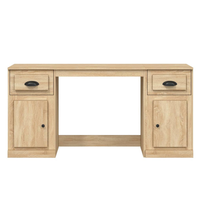 Scrivania con Armadietto Rovere Sonoma in Legno Multistrato 3185330