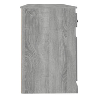 Scrivania con Armadietto Grigio Sonoma in Legno Multistrato 3185333