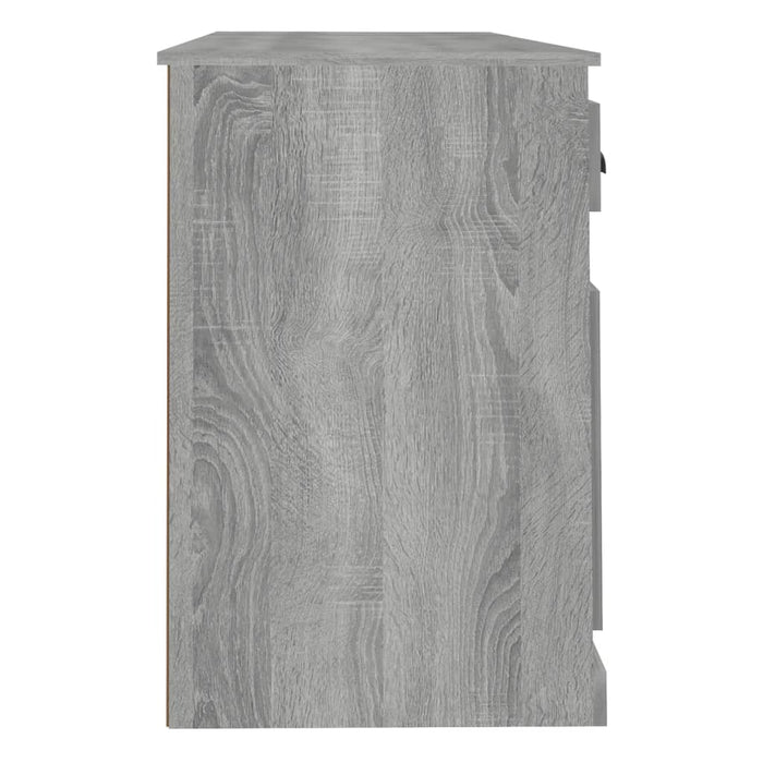 Scrivania con Armadietto Grigio Sonoma in Legno Multistrato 3185333