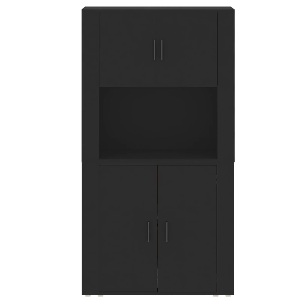 Credenza Nera in Legno Multistrato 3185352