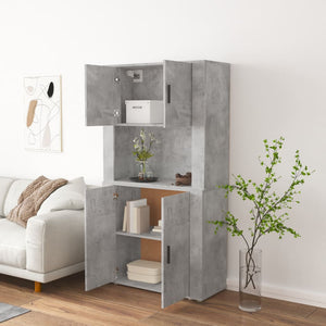 Credenza Grigio Cemento in Legno Multistrato 3185355