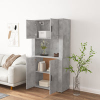 Credenza Grigio Cemento in Legno Multistratocod mxl 125697