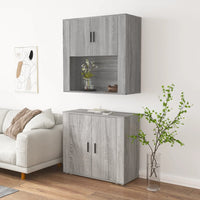 Credenza Grigio Sonoma in Legno Multistrato 3185357