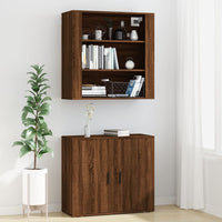 Credenza Rovere Marrone in Legno Multistrato 3185366