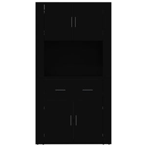 Credenza Nera in Legno Multistrato 3185368