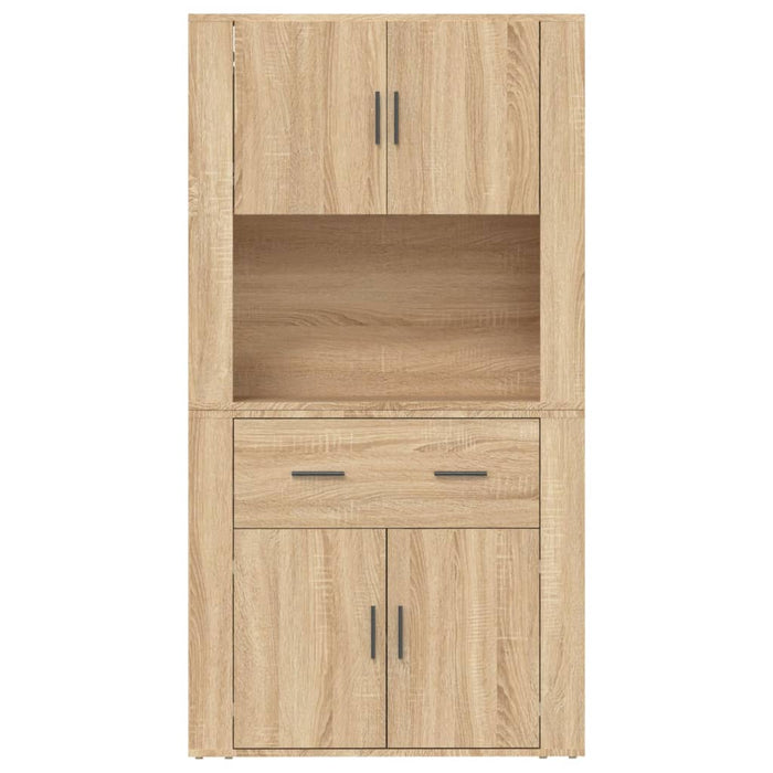 Credenza-Buffet-Armadio da cucina Rovere Sonoma in Legno Multistrato 903993