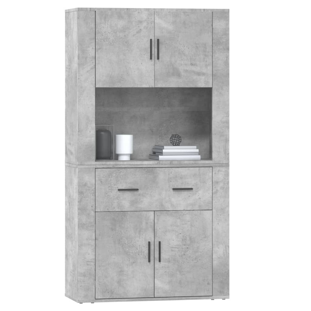 Credenza Grigio Cemento in Legno Multistrato 3185371