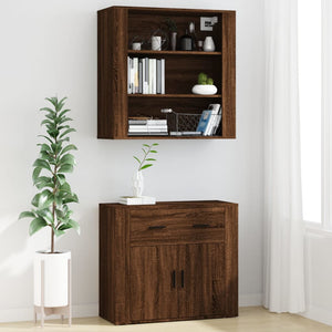 Credenza Rovere Marrone in Legno Multistrato 3185382