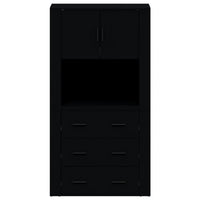 Credenza Nera in Legno Multistrato 3185384
