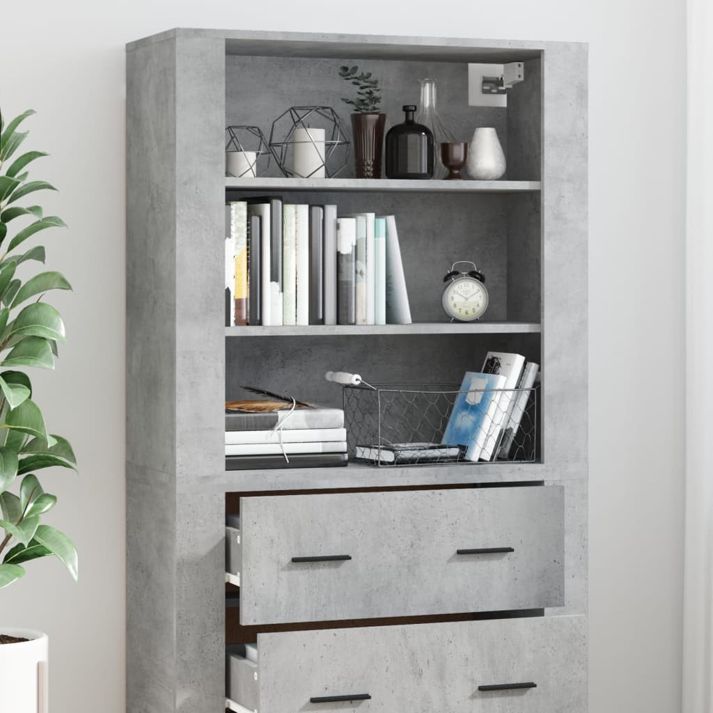 Credenza Grigio Cemento in Legno Multistrato 3185395