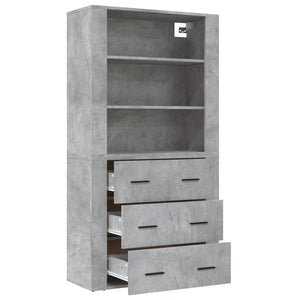 Credenza Grigio Cemento in Legno Multistrato 3185395
