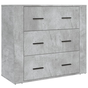 Credenza-Buffet-Armadio da cucina Grigio Cemento in Legno Multistrato 298987