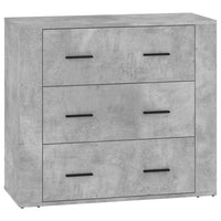 Credenze 3 pz Grigio Cemento in Legno Multistrato 3185403