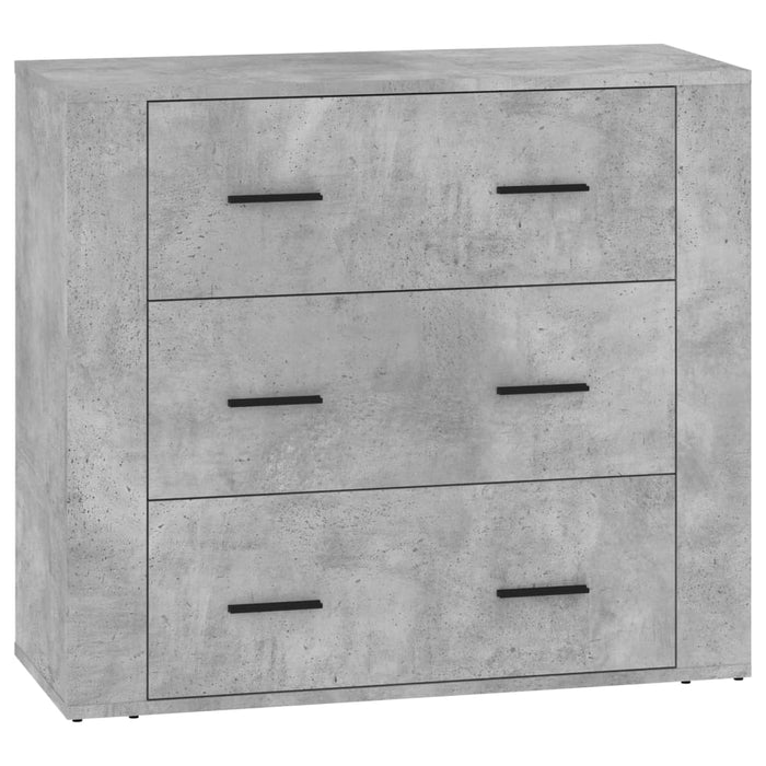 Credenze 3 pz Grigio Cemento in Legno Multistrato 3185403