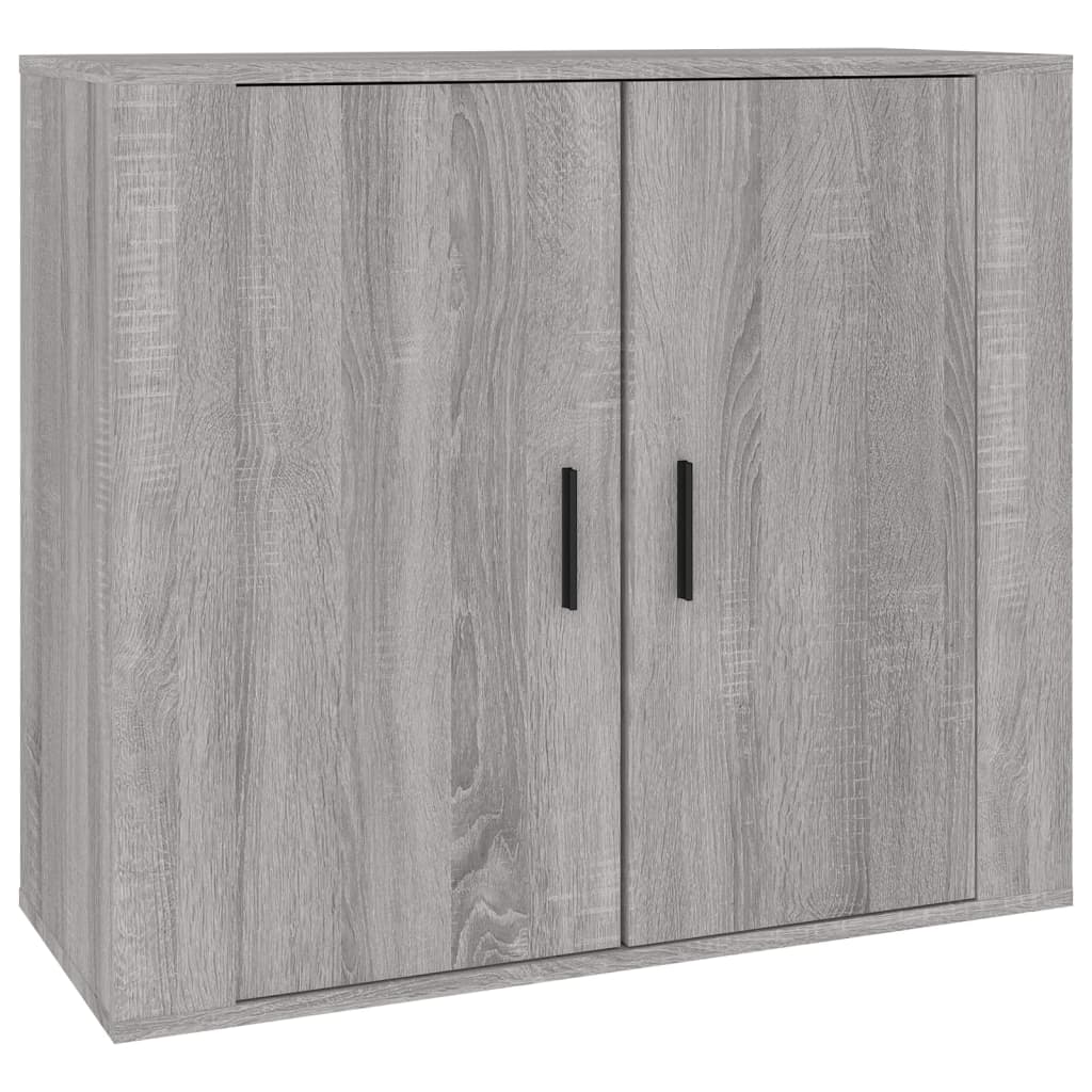 Credenze 3 pz Grigio Sonoma in Legno Multistrato 3185405