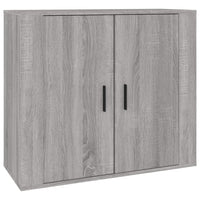 Credenze 3 pz Grigio Sonoma in Legno Multistrato 3185405