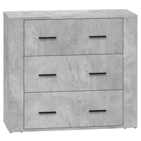 Credenze 2 pz Grigio Cemento in Legno Multistrato 3185411