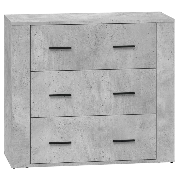 Credenze 2 pz Grigio Cemento in Legno Multistrato 3185411