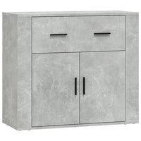 Credenze 3 pz Grigio Cemento in Legno Multistrato 3185427