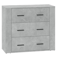 Credenze 3 pz Grigio Cemento in Legno Multistrato 3185427