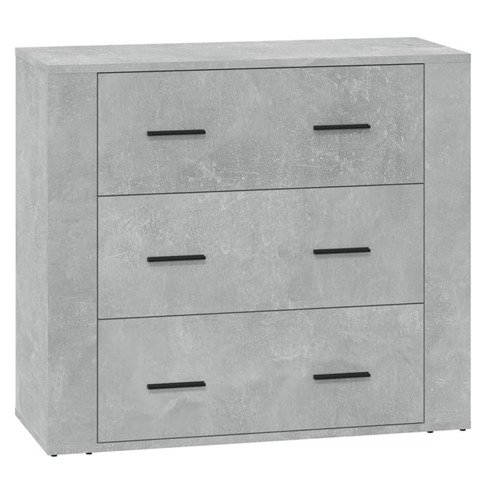 Credenze 3 pz Grigio Cemento in Legno Multistrato 3185427