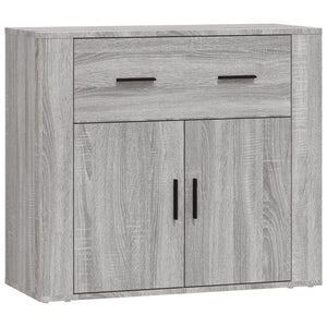 Credenze 3 pz Grigio Sonoma in Legno Multistrato 3185429