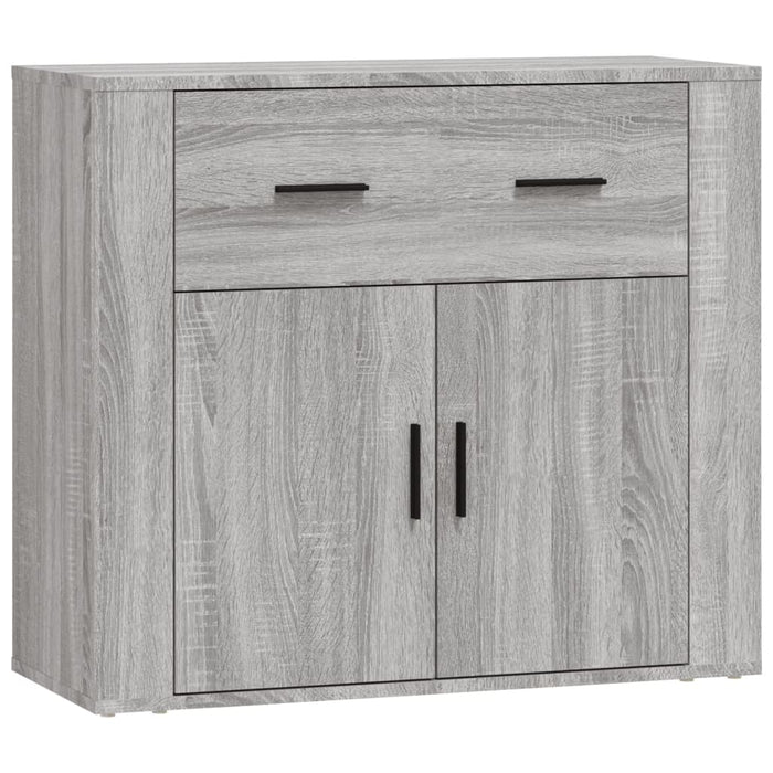 Credenze 3 pz Grigio Sonoma in Legno Multistrato 3185429