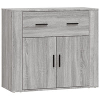 Credenza a buffet cassettiera mobiletto portaoggetti cucina soggiorno salotti 3 pezzi legno ingegnerizzato Sonoma grigio 02_0037187