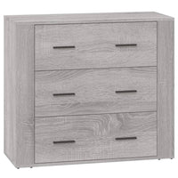 Credenza a buffet cassettiera mobiletto portaoggetti cucina soggiorno salotti 3 pezzi legno ingegnerizzato Sonoma grigio 02_0037187