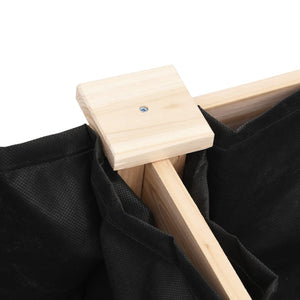 Fioriera con Fodera-Vaso-Contenitore per Piante 203x53x76 cm Legno Massello di Abete