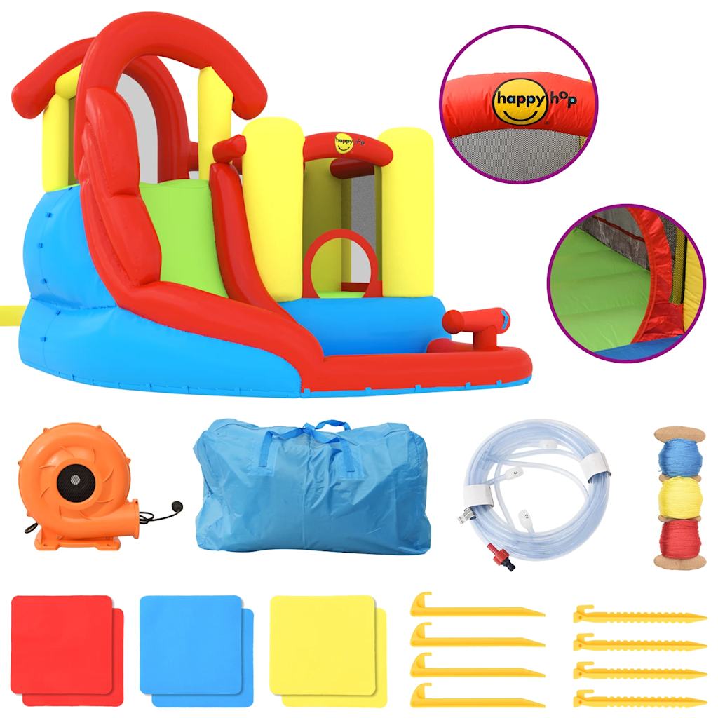Happy Hop Castello Gonfiabile con Scivolo e Piscina 280x319x211 cm 94242