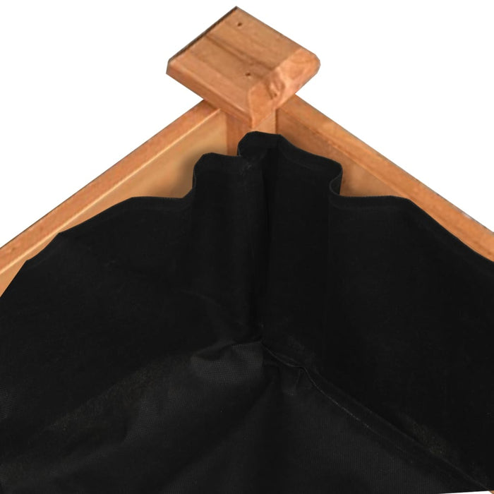 Vassoio per fioriera aiuola rialzata piante fiori terrazza giardino rivestimento giardino 240 x 45 x 25 cm legno massello abete marrone 02_0039842