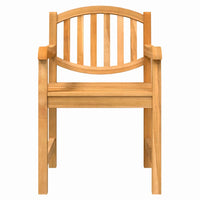 Sedie da Giardino 2 pz 58x59x88 cm in Legno Massello di Teak 364407