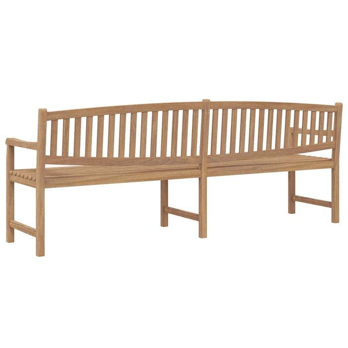 Panca da Giardino 228x59,5x90 cm in Legno Massello di Teak 364411