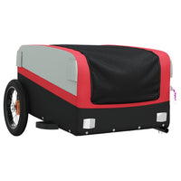 Carrello rimorchio trasporto biciclette 30 kg ferro rosso 02_0044171