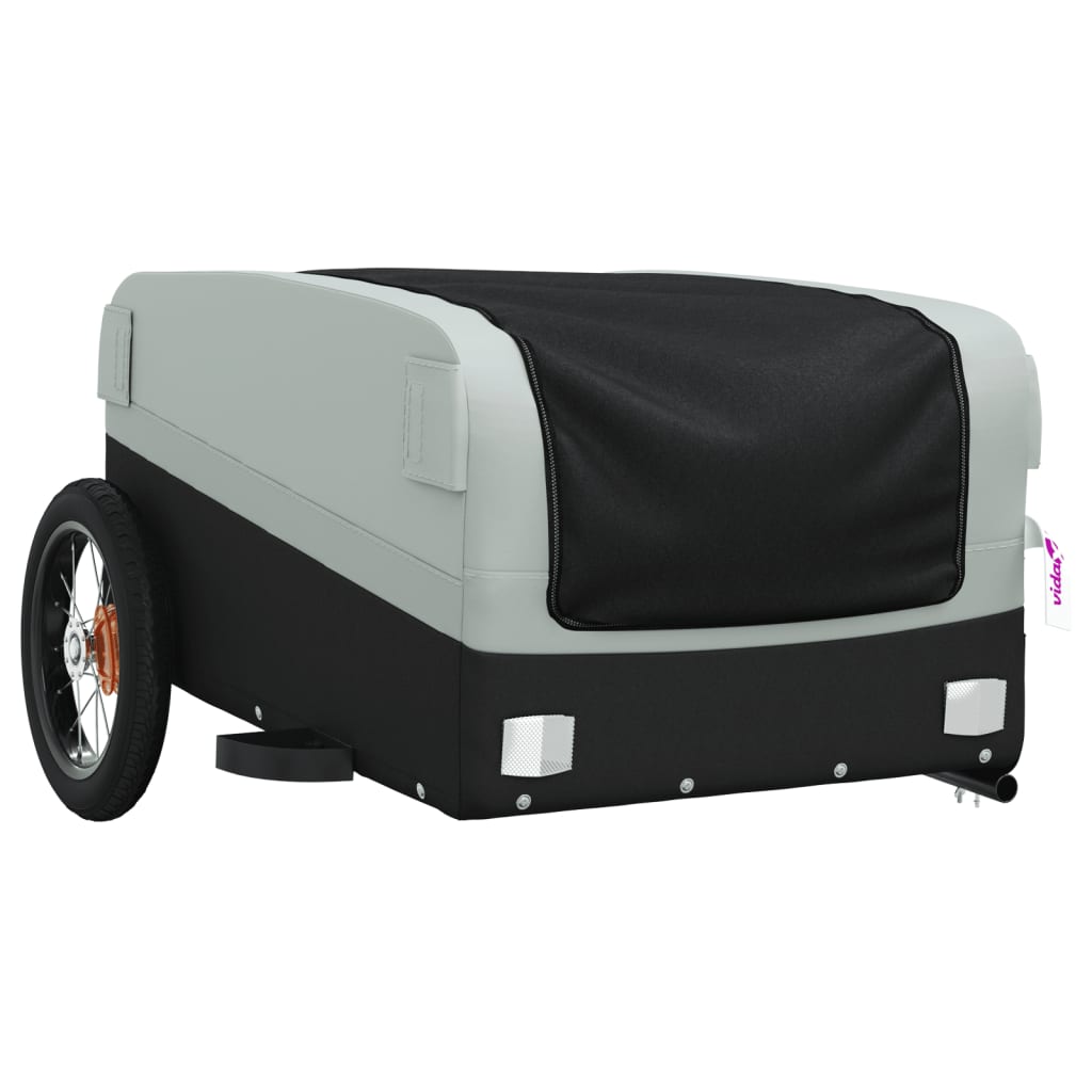 Carrello rimorchio trasporto biciclette 30 kg grigio ghisa 02_0044091