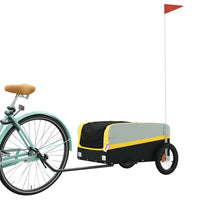 Carrello rimorchio trasporto biciclette 30 kg ferro giallo 02_0044136