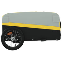 Carrello rimorchio trasporto biciclette 45 kg ferro giallo 02_0044143