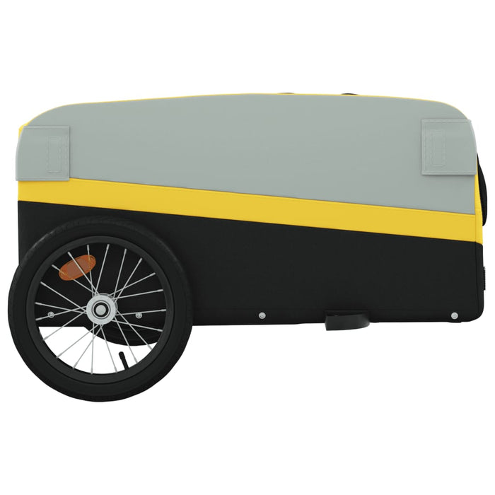 Carrello rimorchio trasporto biciclette 45 kg ferro giallo 02_0044143