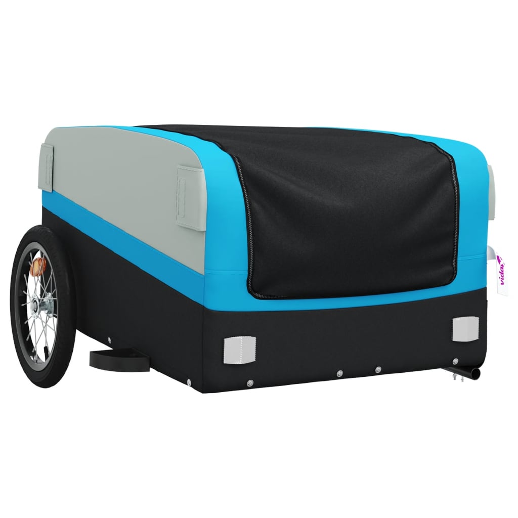 Carrello rimorchio trasporto biciclette 45 kg ferro blu 02_0044109