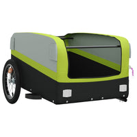Carrello rimorchio trasporto biciclette 45 kg ferro verde 02_0044135