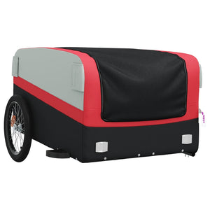 Carrello rimorchio trasporto biciclette 45 kg ferro rosso 02_0044178