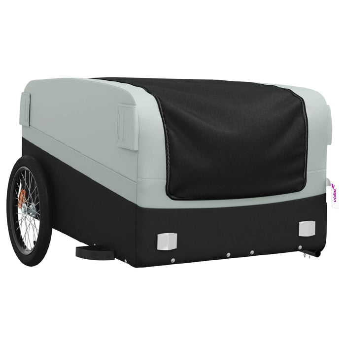 Carrello rimorchio trasporto biciclette 45 kg grigio ghisa 02_0044117