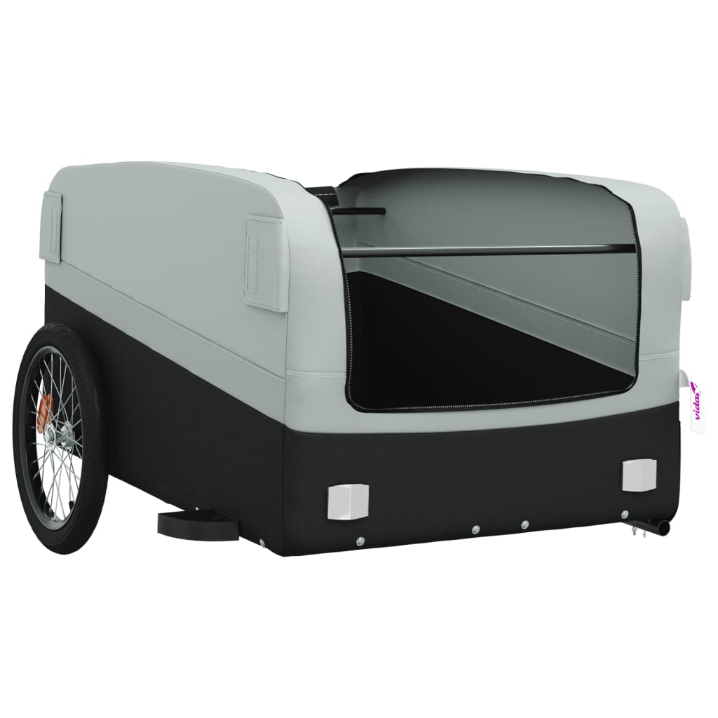 Carrello rimorchio trasporto biciclette 45 kg grigio ghisa 02_0044117